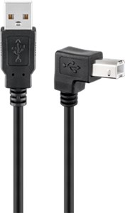 USB 2.0 Hi-Speed-Kabel 90°, schwarz