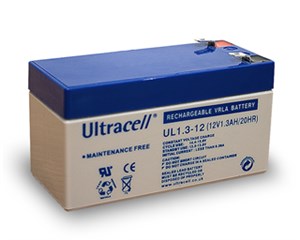 Batteria al piombo 12 V, 1,3 Ah (UL1.3-12)