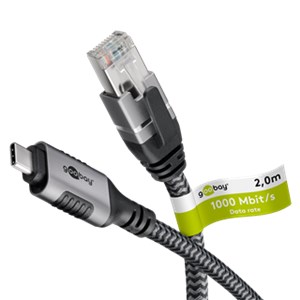 Ethernet-Kabel USB-C™ 3.1 auf RJ45, 2 m