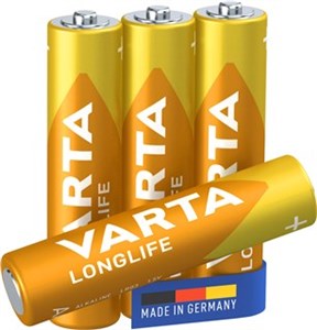LR03/AAA (Micro) (4103) Batterie, 4 Stk. im Blister