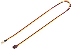 PC Lüfter-Stromkabel, Verlängerung 3-Pin zu 3-Pin