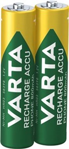 AAA (Micro)/HR03 (58398) Rechargeable - 800 mAh, 2 pièces dans blister