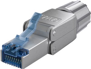 CAT 6A feldkonfektionierbarer RJ45-Stecker, STP geschirmt