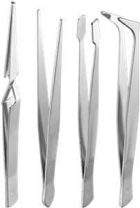 4-Piece Tweezer Set