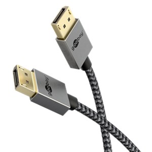 Slim DisplayPort™-Kabel 2.0/2.1, 40 Gbit/s