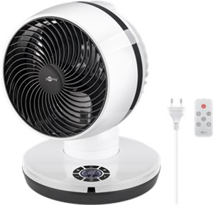 Ventilatore da pavimento 3D da 9 pollici con telecomando e timer