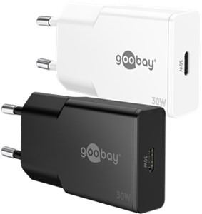 USB-C™ PD GaN Schnellladegerät Slim (30 W) schwarz
