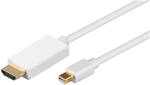 Mini DisplayPort™/HDMI™ Adapter Cable 1.2, gold-plated