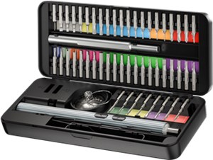 58in1 Elektrischer Schraubendreher mit 50-tlg. Präzisions-Bitsatz