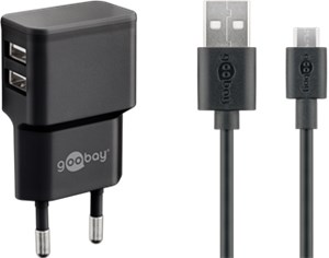 Dual Micro USB Charger Set (18 W)