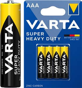 R03/AAA (Micro) (2003) Pile, 4 pièces dans blister