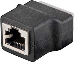 Terminal Block 8-pin > RJ45-Buchse (8P8C)