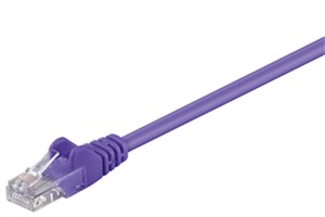 CAT 5e cavo patch, U/UTP, viola, 15 m