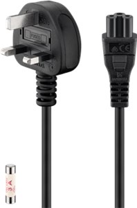 Anschlusskabel UK, 1,8 m, schwarz, (3*0,75 mm²)