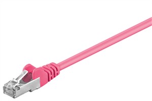 CAT 5e Câble Patch, SF/UTP, magenta, 3 m