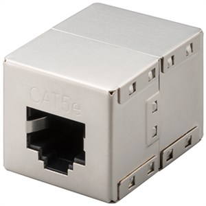 RJ45 Modularkupplung/Verbinder, CAT 5e, Vollmetallgehäuse
