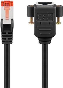 CAT 6 Extension Cable, S/FTP (PiMF), black