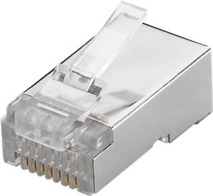 RJ45 Stecker, CAT 6 STP geschirmt