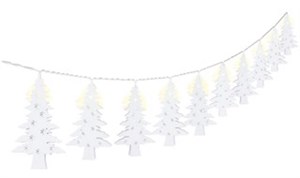 10er LED-Lichterkette "Tannenbaum"