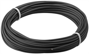 Insulated Copper Wire, 10 m, black