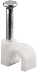 Chiodini fissacavo 4 mm, bianco