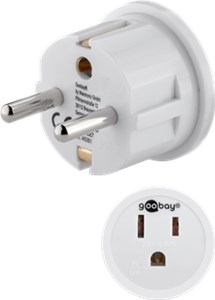 Mains Adapter US/Japan, White