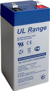 Batterie au plomb 4 V, 4,5Ah (UL4.5-4)