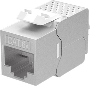 Keystone Modul RJ45 CAT 6A, STP, slim-line