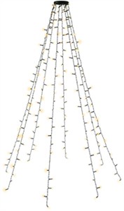 200 LED-Baummantel mit Ring, 8x 1,5 m