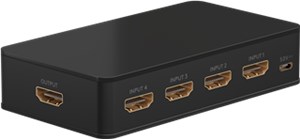 Commutateur HDMI™ Manuel 4 sur 1 (4K @ 60 Hz)