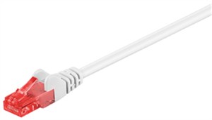 CAT 6 cavo patch, U/UTP, bianco