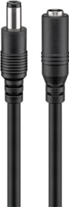 DC Extension Cable, 3 m, black