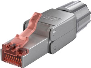 CAT 6 connettore RJ45 schermato STP, per montaggio senza attrezzi