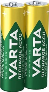 AA (Mignon)/HR6 (58399) Akku - 1600 mAh, 2 Stk. im Blister