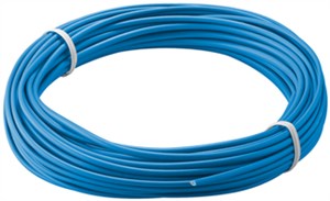 Filo di rame isolato, 10 m, blu