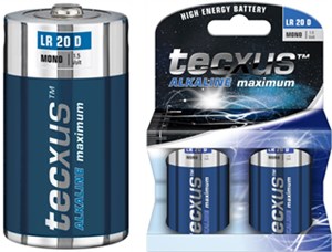 LR20/D (Mono) Pile, 2 pièces dans blister