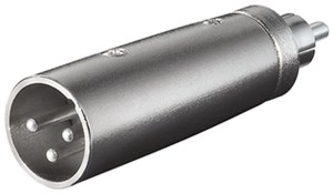 XLR Adapter, RCA Male to XLR Male