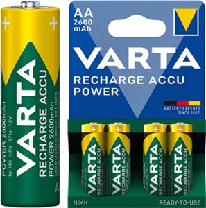 AA (Mignon)/HR6 (5716) Akku - 2600 mAh, 4 Stk. im Blister