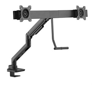 Dual Monitor Mount Office, black